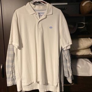 Southern Tide white polo